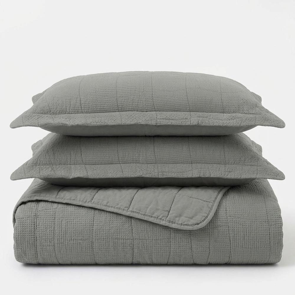Kit Colcha Cobre Leito Dobby Comfort 3 Peças Dupla Face