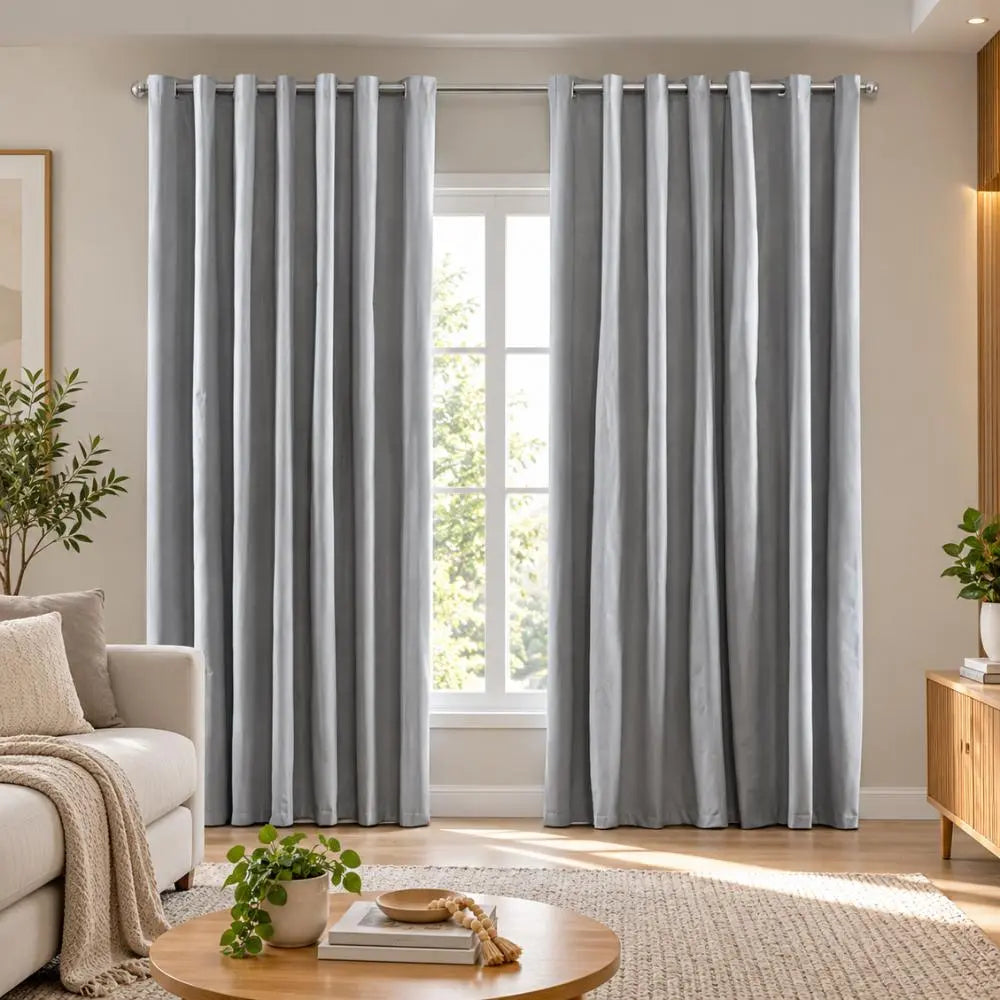 Cortina 100% Blackout Vedação Linho Trama Natural Marias Enxoval