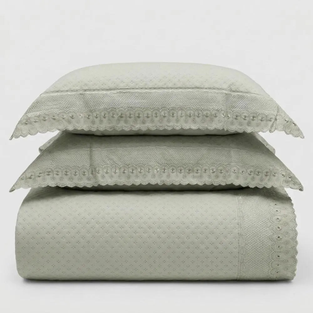 Kit Colcha Cobre Leito 3 Peças Bordare Premium Toque Macio Marias Enxoval