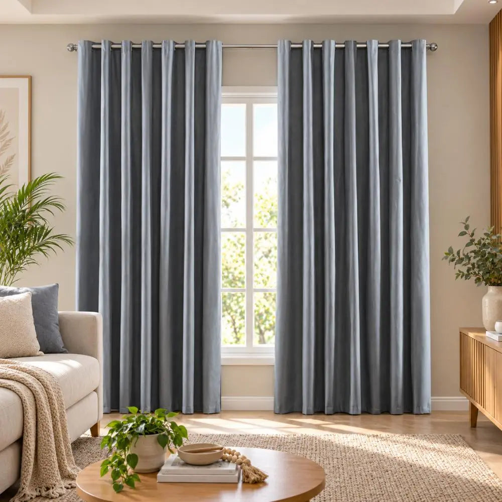 Cortina 100% Blackout Vedação Linho Trama Natural Marias Enxoval