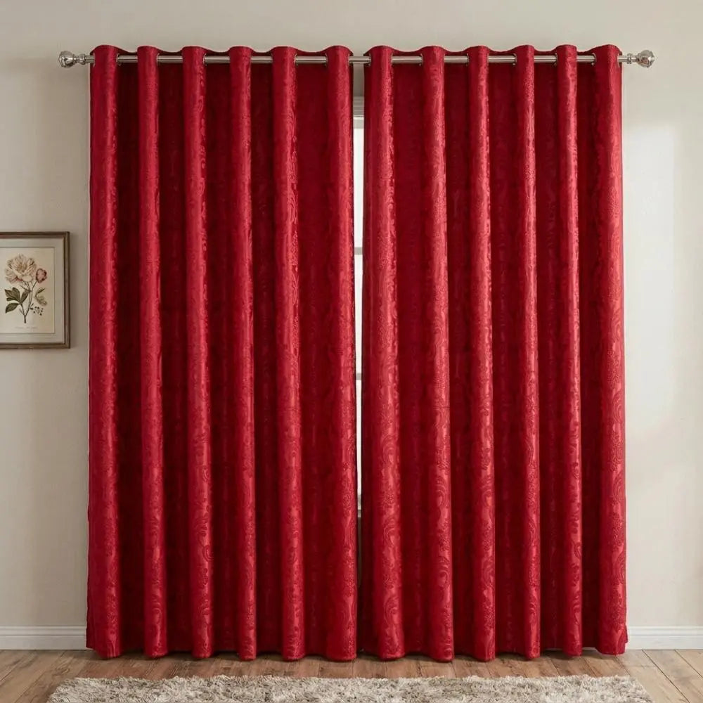 Cortina Jacquard Brasão Maria Enxovais