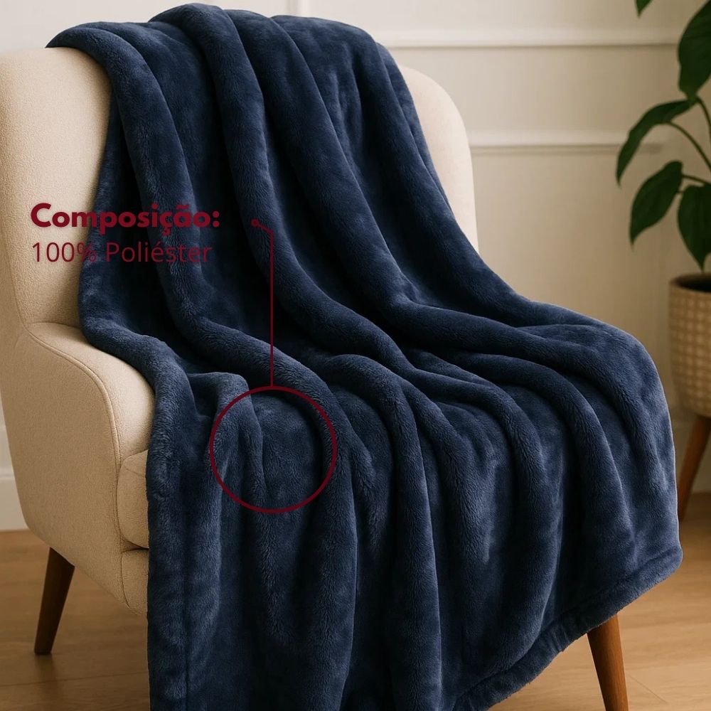 Cobertor manta microfibra Casal Queen king  Velour Toque Aveludado 2,20 x 2,40