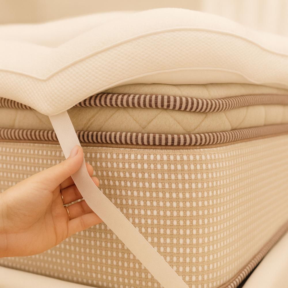 Pillow Top Protetor de Colchão Para Cama 100% Poliéster Macio e Aconchegante