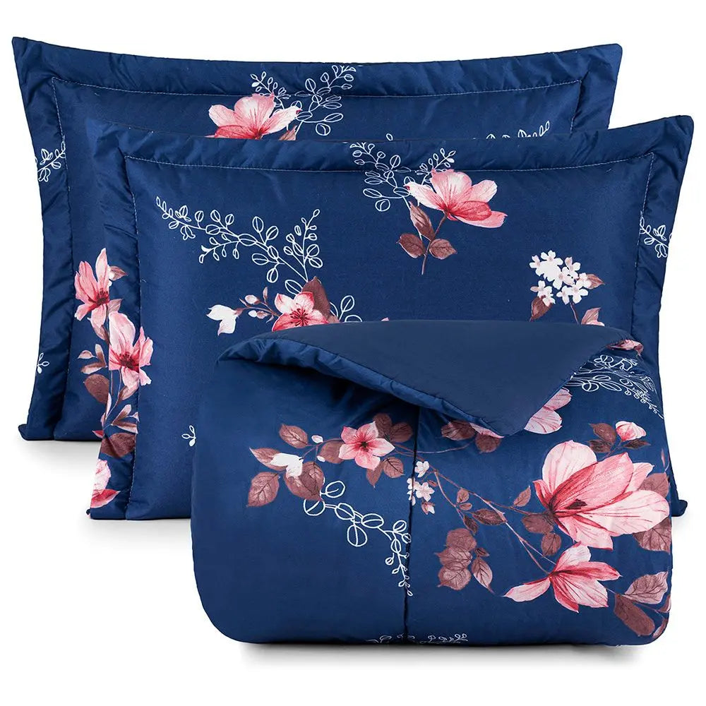 Kit Edredom 3 Peças Cama Dupla Face Colcha Avere Marias Enxoval