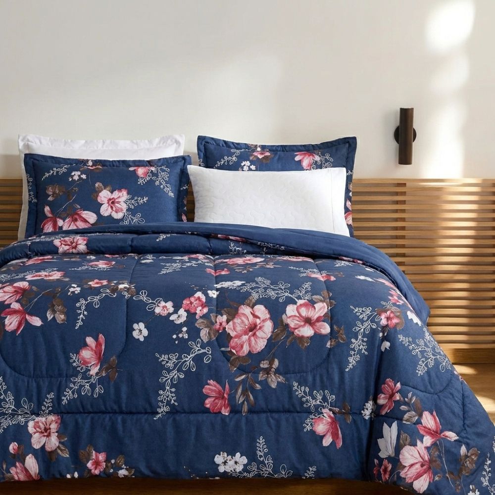 Kit Edredom 3 Peças Cama Dupla Face Colcha Avere