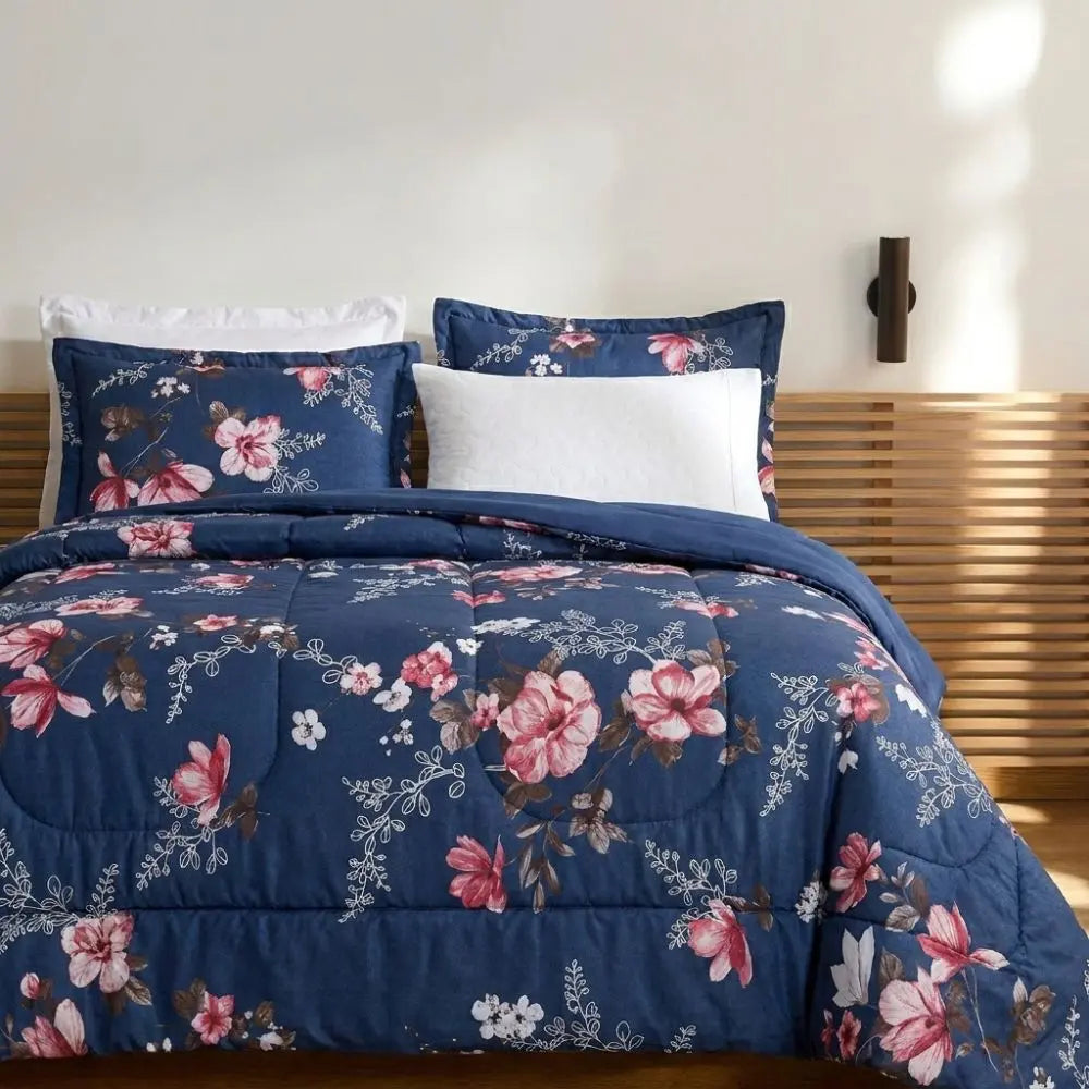 Kit Edredom 3 Peças Cama Dupla Face Colcha Avere Marias Enxoval