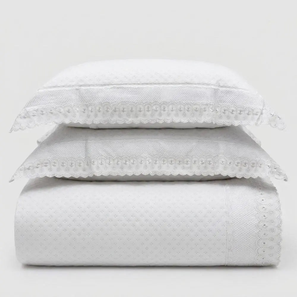 Kit Colcha Cobre Leito 3 Peças Bordare Premium Toque Macio Marias Enxoval