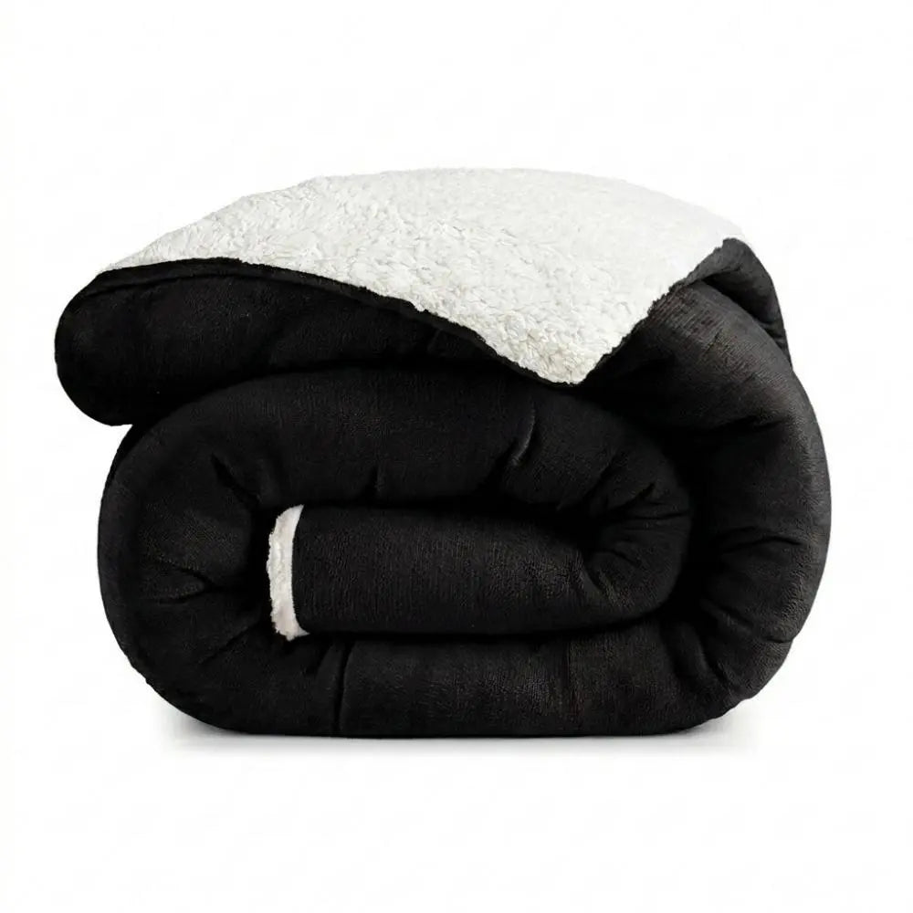 Coberdrom Cobertor 490g/m² Sherpa Pele de Carneiro Dupla Face Marias Enxoval