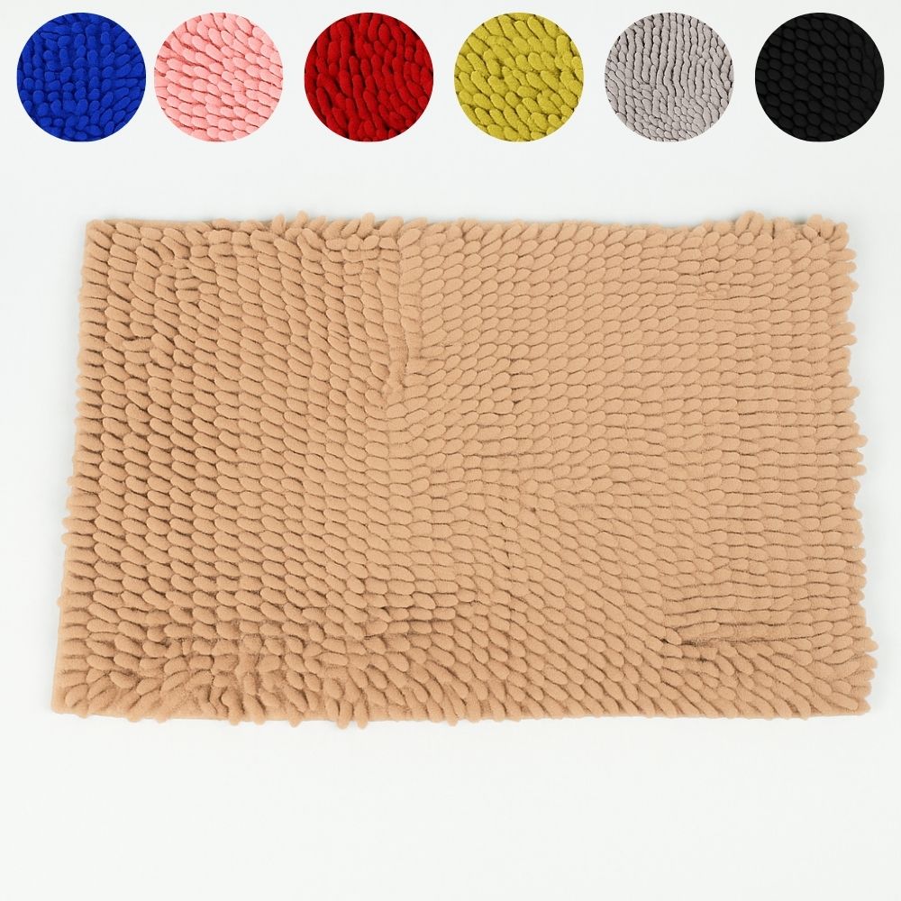 Tapete Linha Soft Ball 38cm x 58cm Base Antiderrapante Toque Macio 100% Poliéster