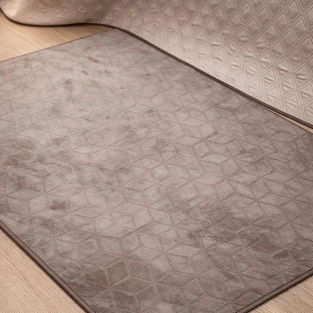 Tapete Sala Decorativo Flannel Elegance Para Sala de Estar Quarto Luxo Marias Enxoval