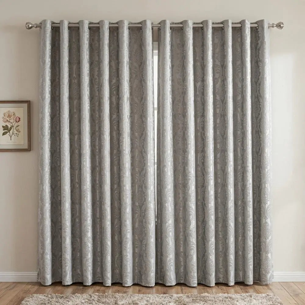 Cortina Jacquard Brasão Maria Enxovais