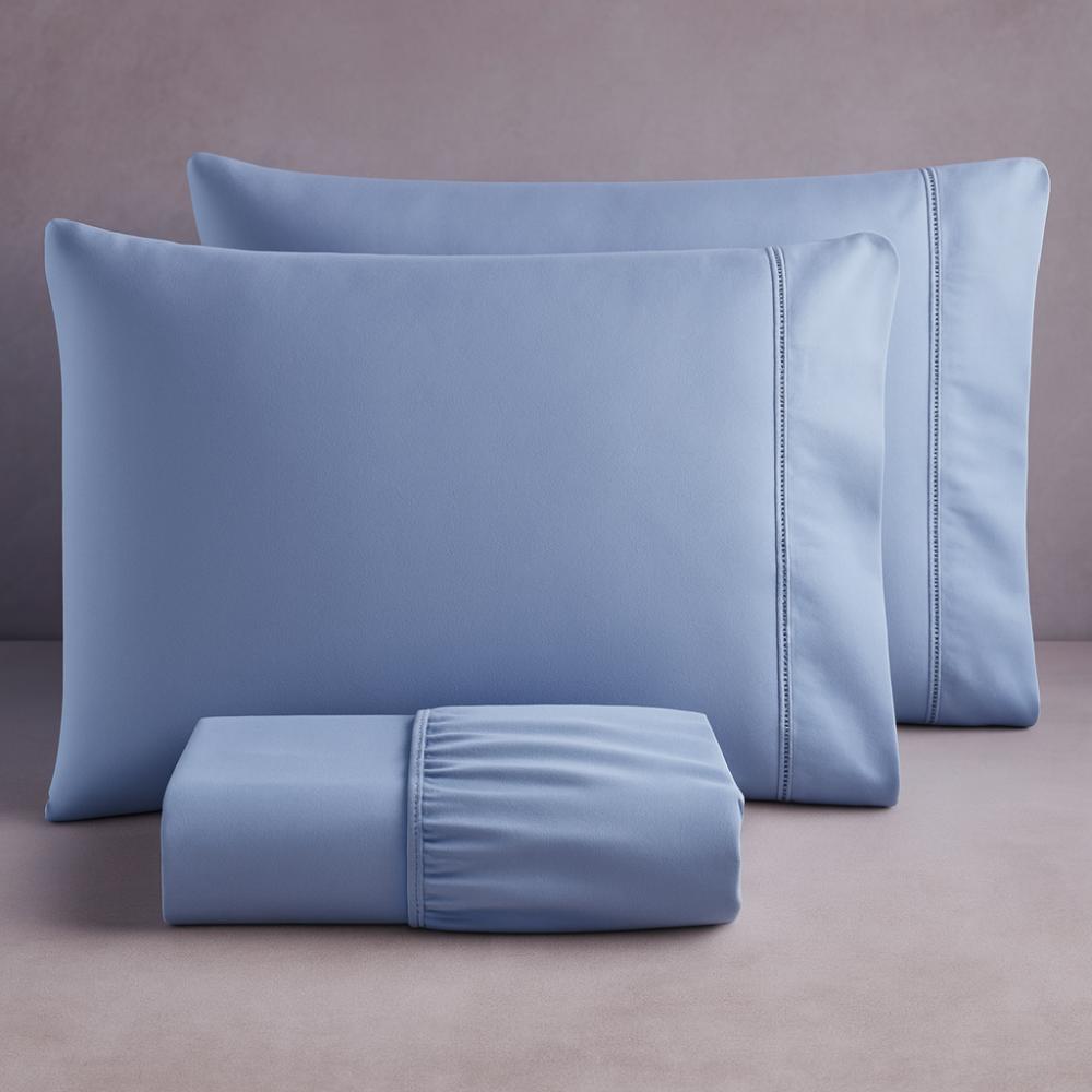 Jogo de Lençol 100% Algodão 200 Fios Ponto Palito