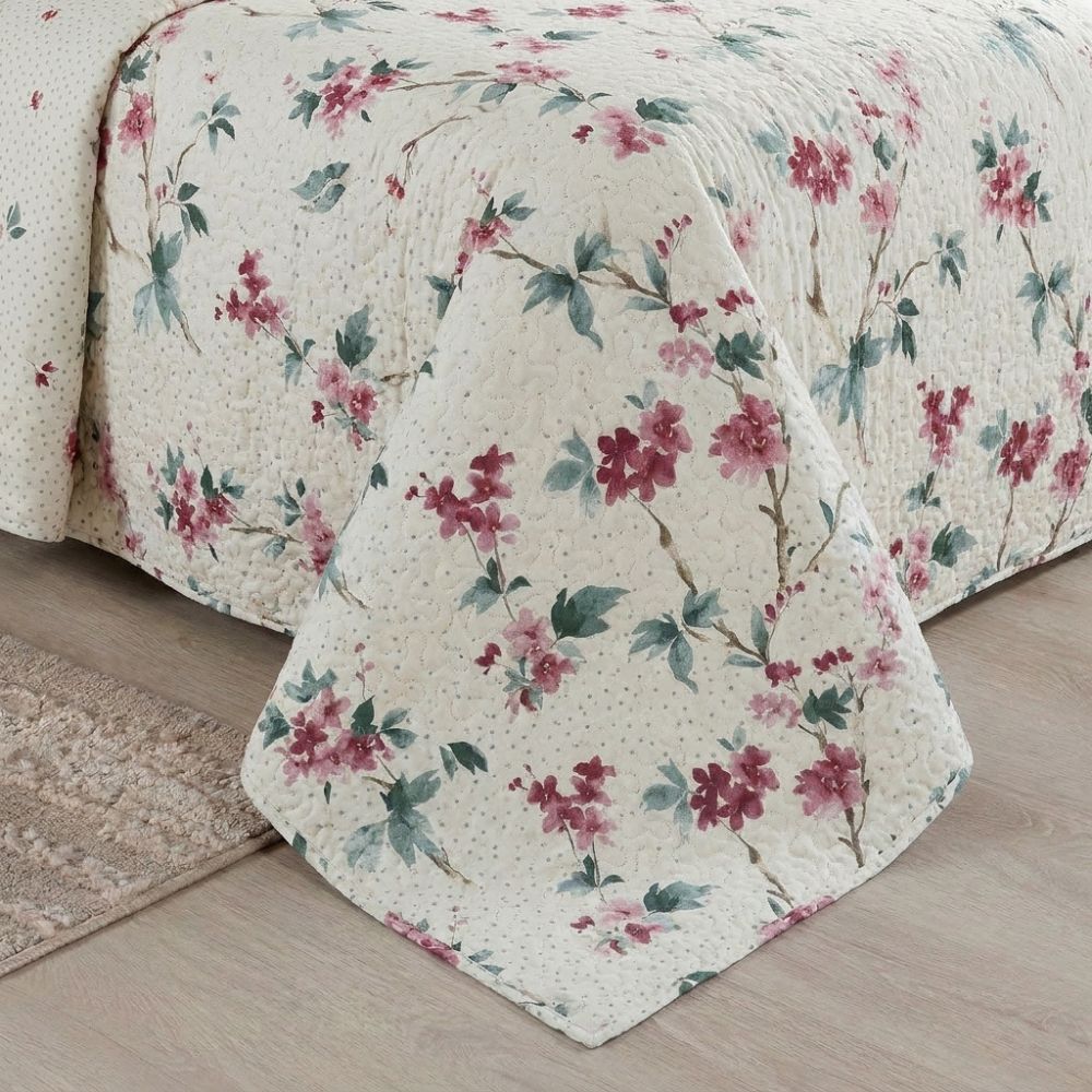 Kit Colcha Cobre Leito Evolution Patchwork 3 Peças Toque Macio