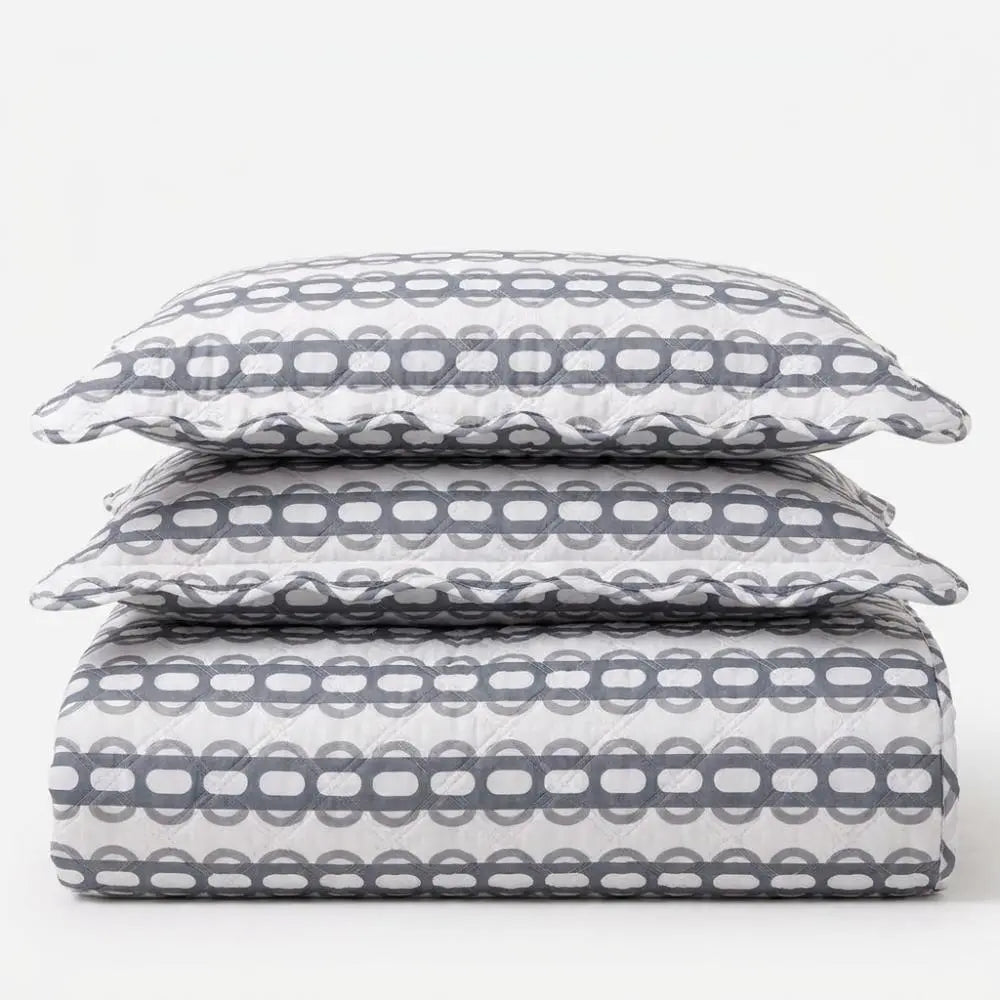 Colcha Cobre Leito Capri Essential 3 Peças Dupla Face Estampado Marias Enxoval