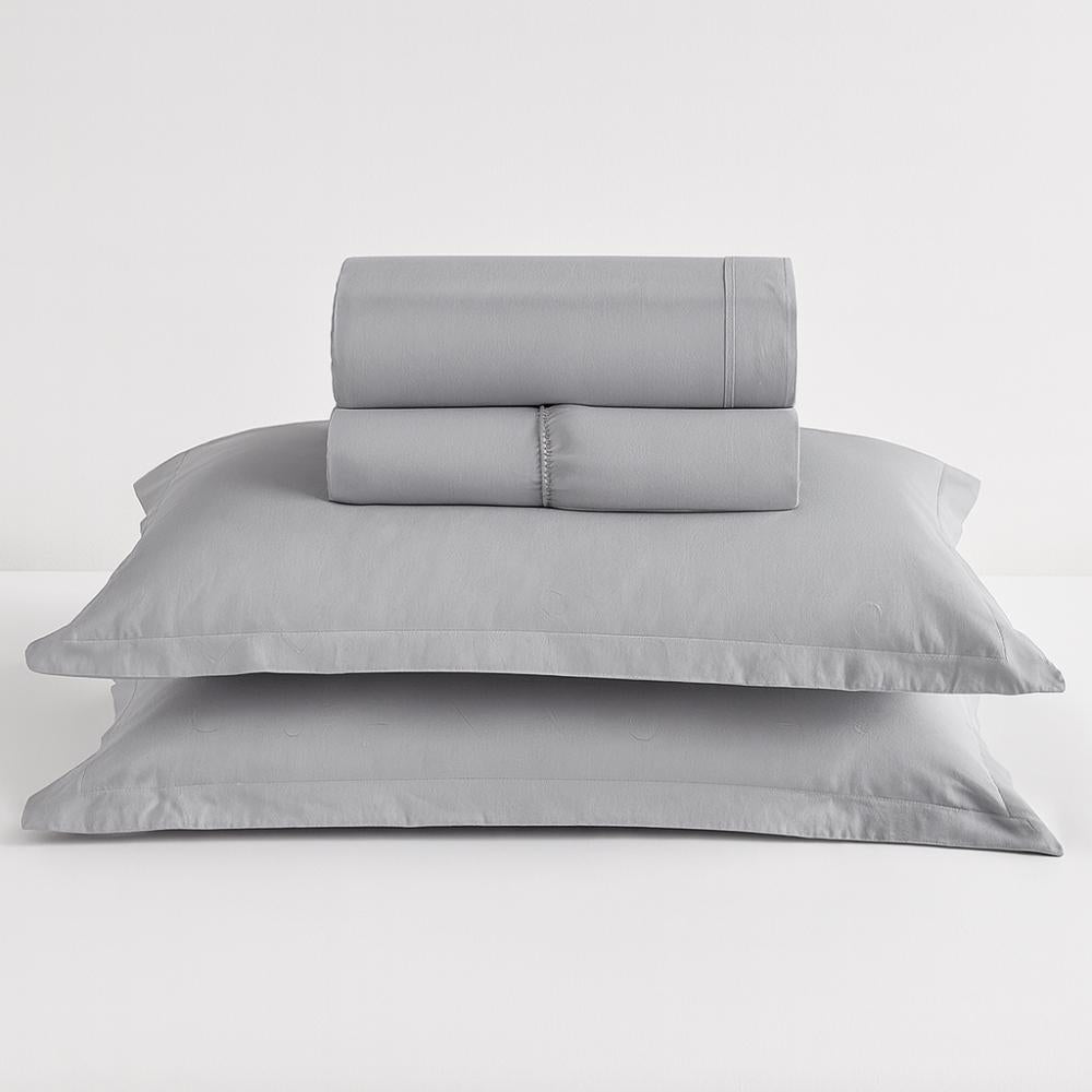 Jogo de Lençol Percal 200 Fios 100% Algodão Com Vira Em Aba Americana