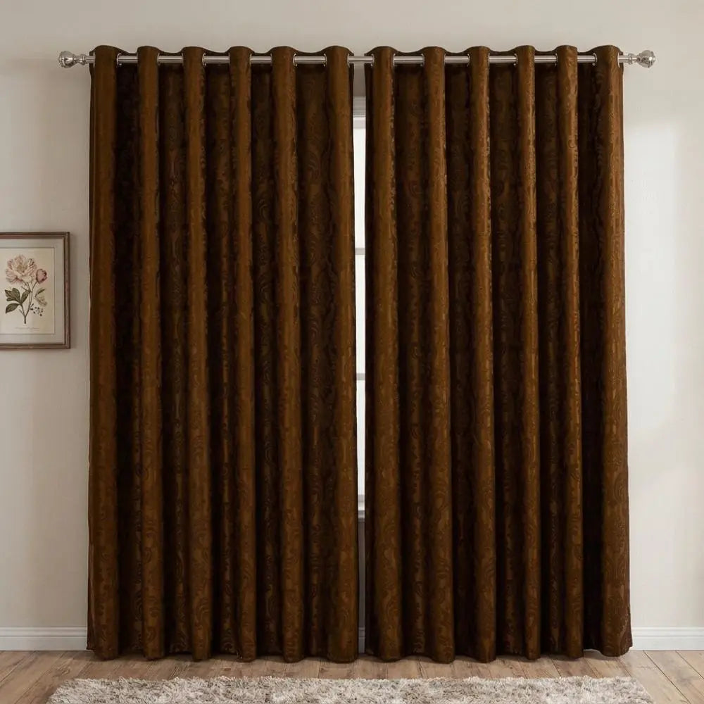 Cortina Jacquard Brasão Maria Enxovais