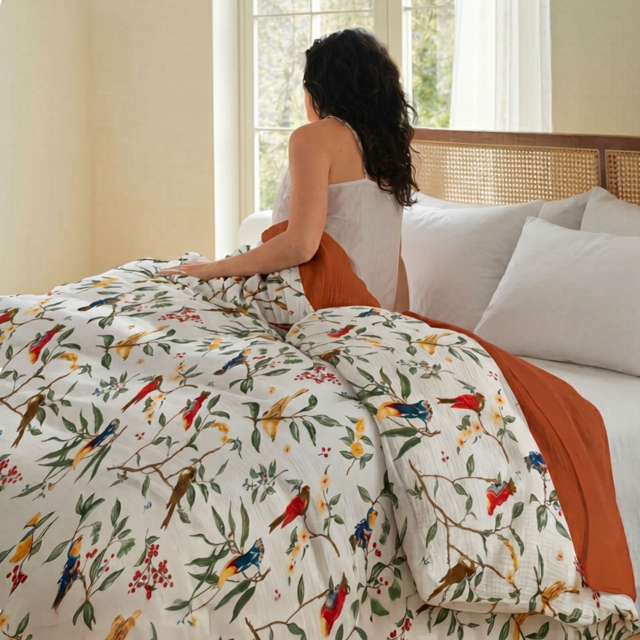 Edredom Queen Cama Cobertor Sonhare Estampado Toque Macio