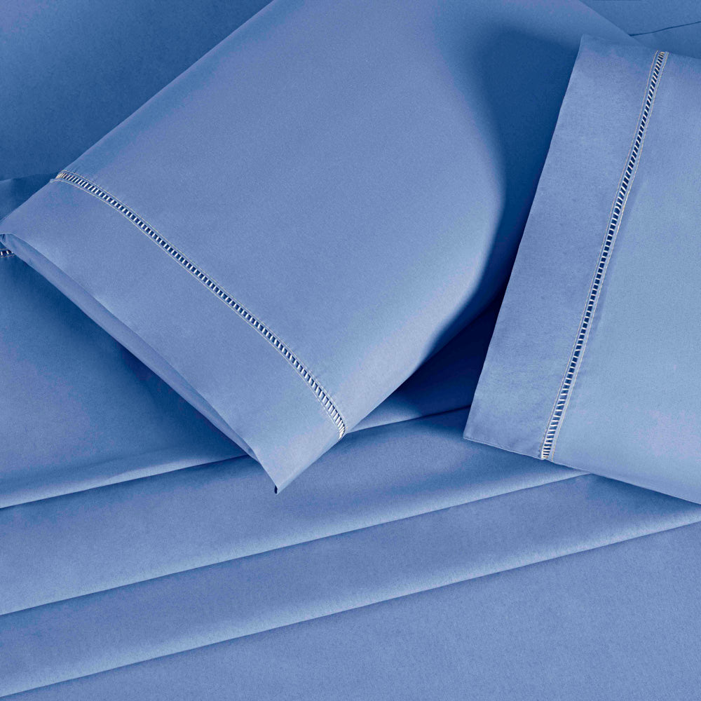 Kit 2 Fronhas Avulsas 50cm x 70cm Percal 400 Fios Ponto Palito