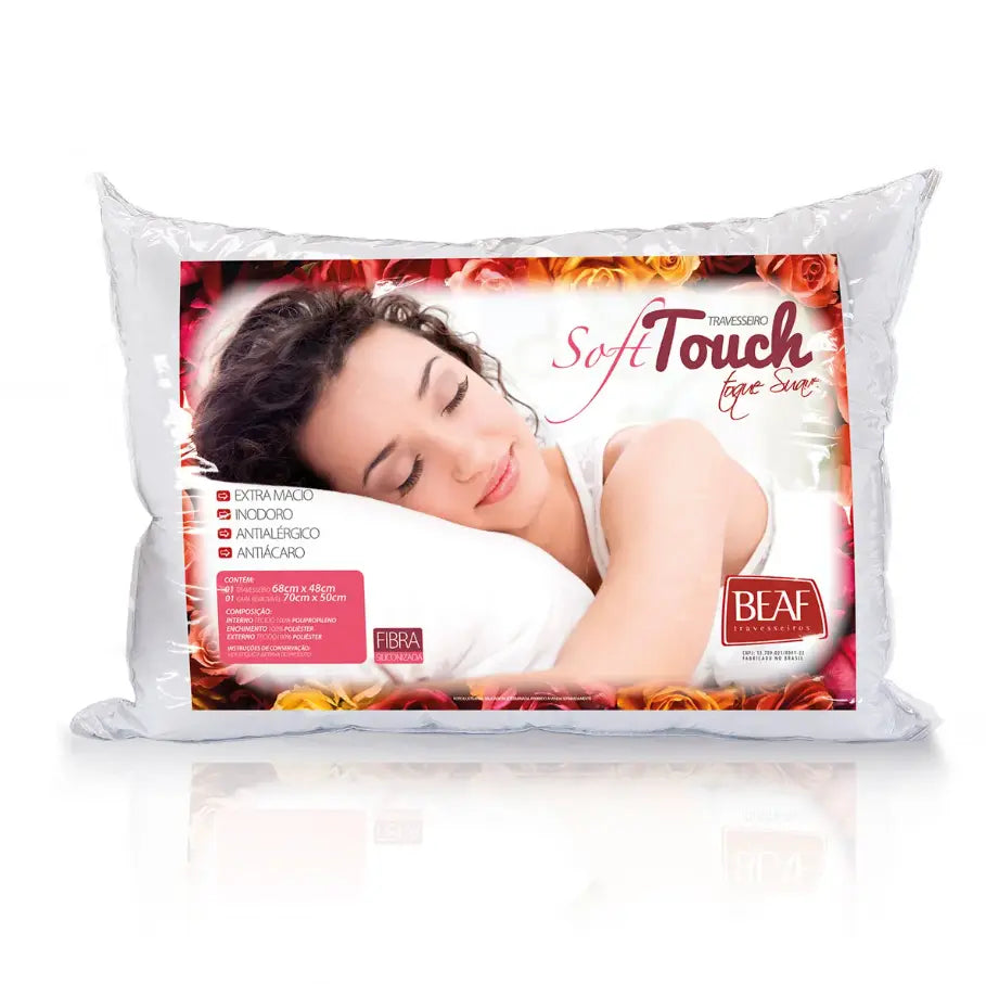 Travesseiro Soft Touch com Capa Maria Enxovais