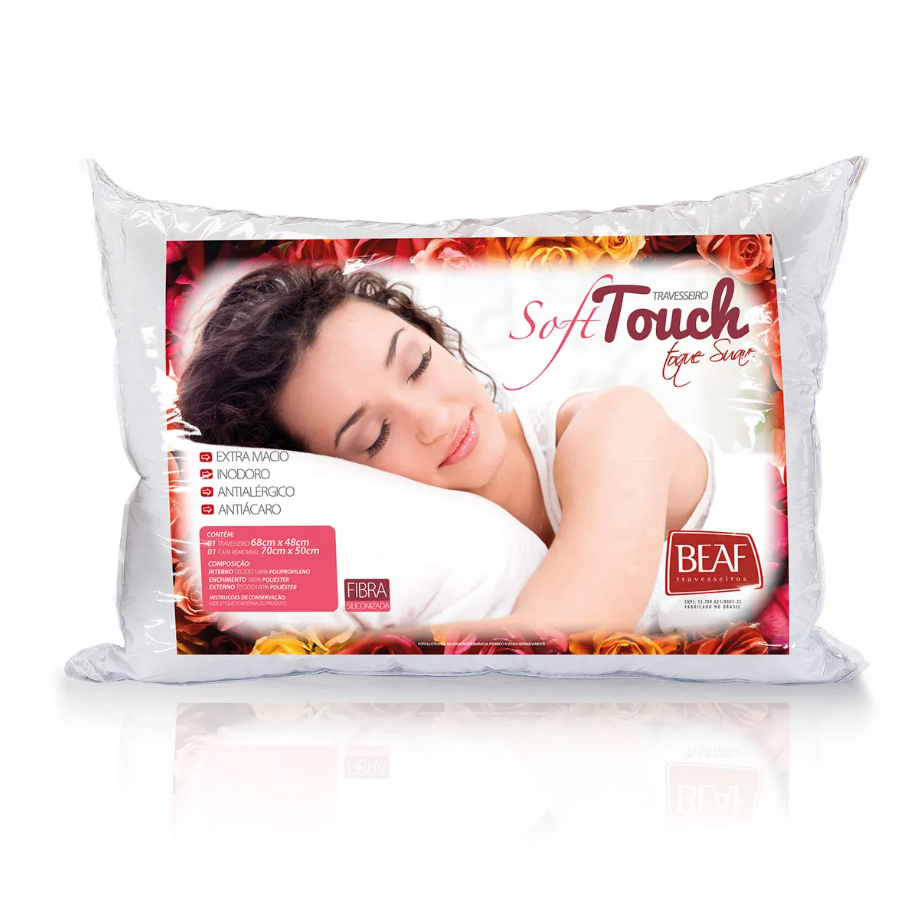 Travesseiro Soft Touch com Capa