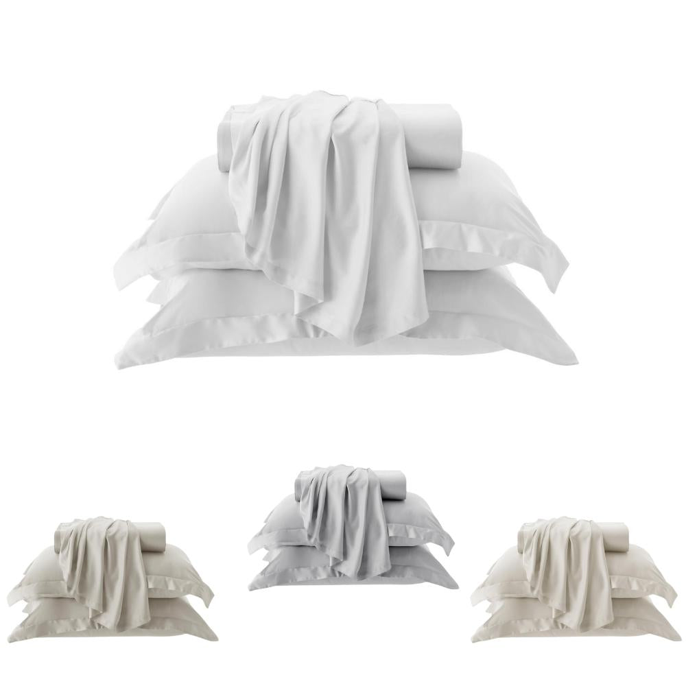 Jogo De Lençol 100% Fibra de Bambu  300 Fios 4 Peças