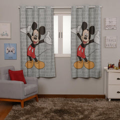Cortina Corta Luz Ilhós 2,40m x 1,70m Estampas Disney Blackout PVC