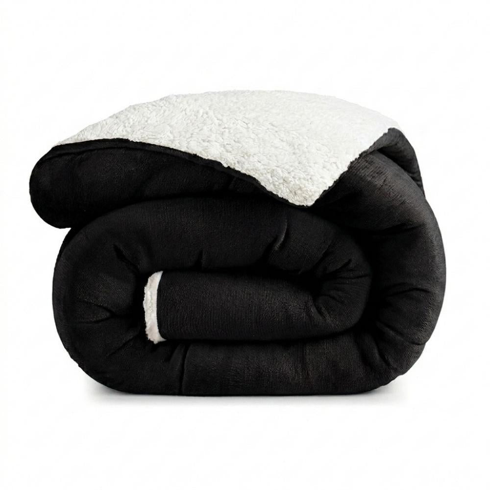 Coberdrom Cobertor 490g/m² Sherpa Pele de Carneiro Dupla Face
