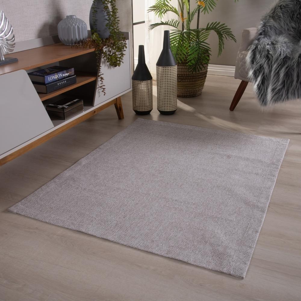 Tapete Jacquard Nature Treccia Antiderrapante Elegante e Sofisticado