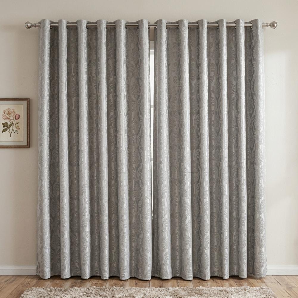 Cortina Jacquard Brasão