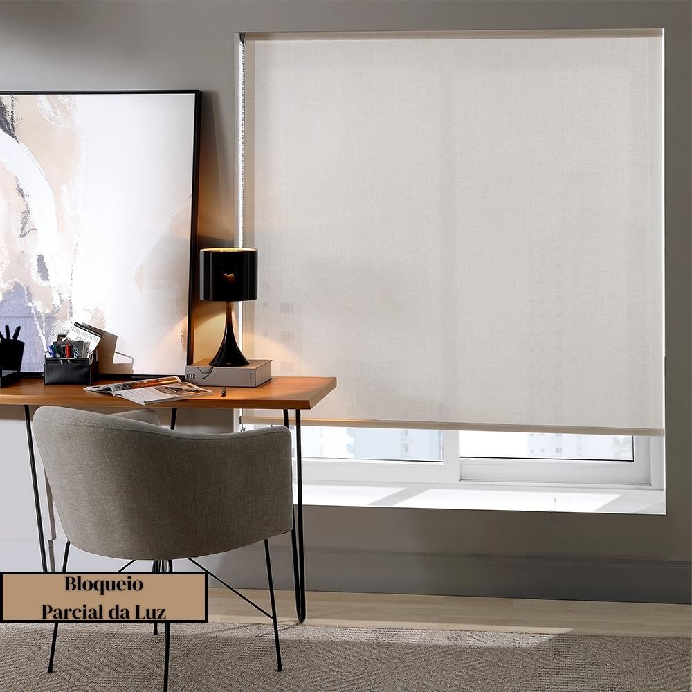 Persiana Rolo Tela Solar 5% Bloqueia o Calor Garante Luminosidade e Sofisticação