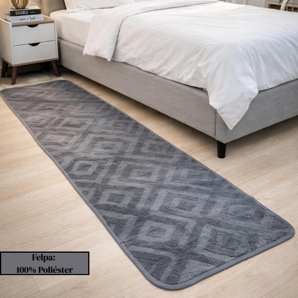 Tapete Passadeira sala Tokyo 0,60 x 2,00 sala quarto casa antiderrapante