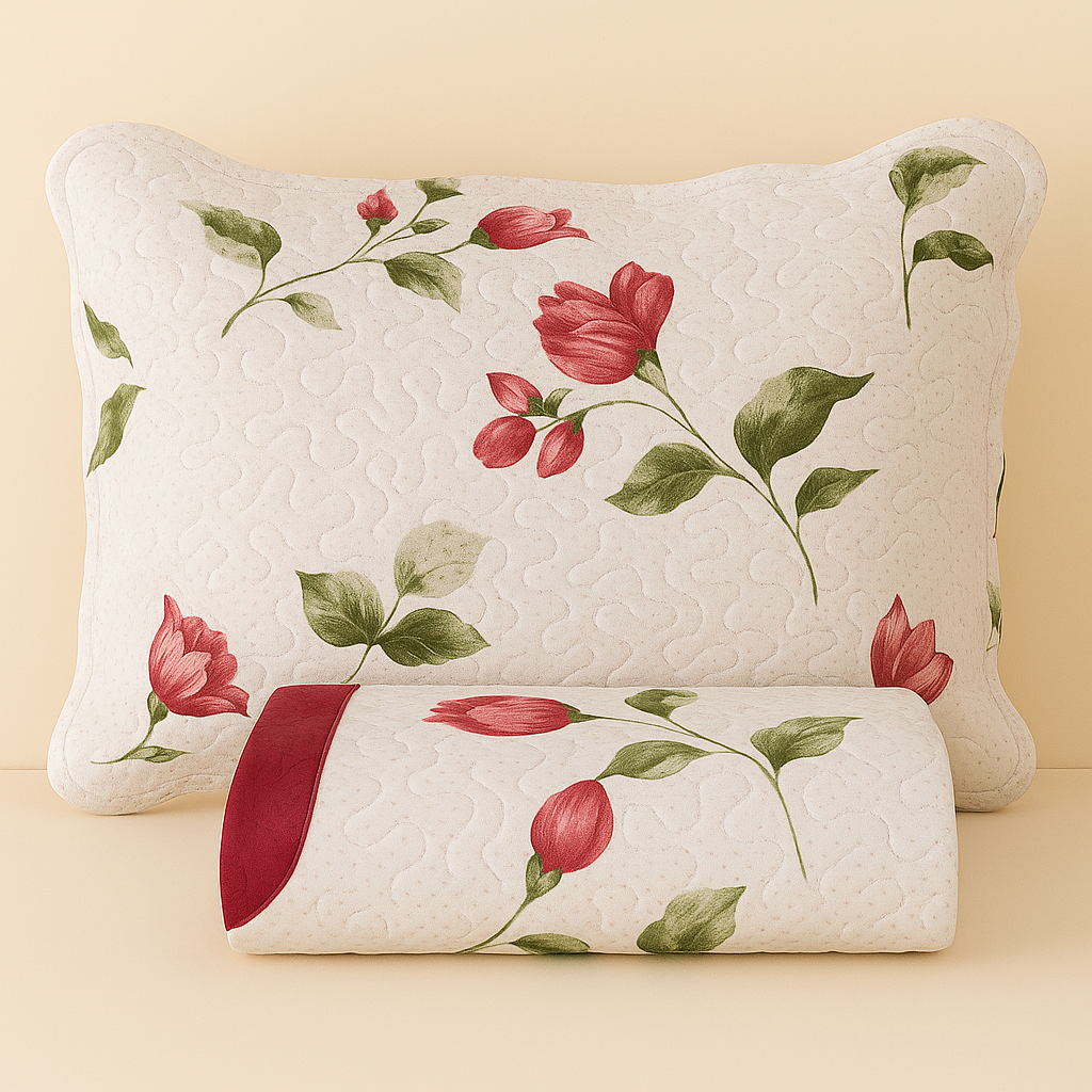 Colcha Cobre Leito Capri 3 Peças Dupla Face Estampado